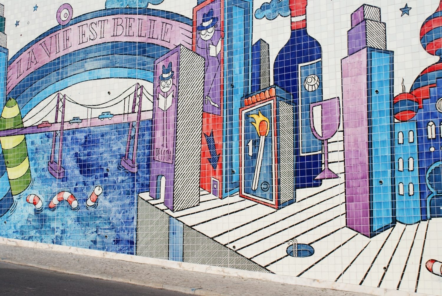 Lizbon'da Kentsel Sanat - Havalı Sokak Sanatı 