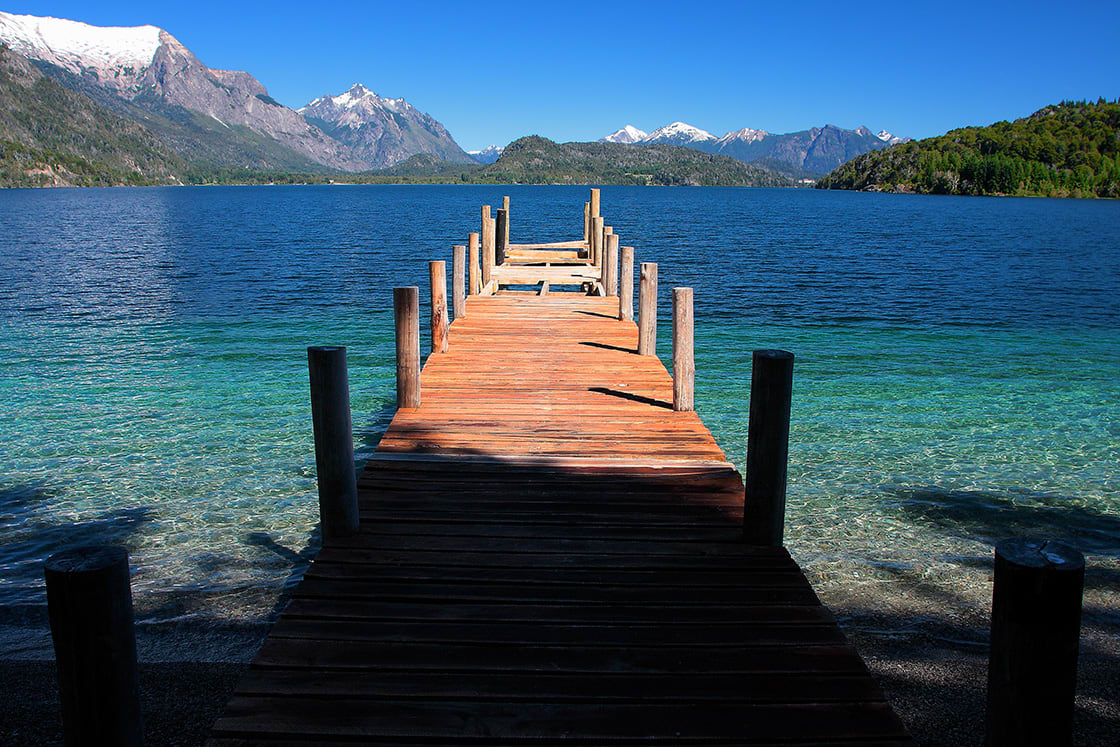 San Carlos de Bariloche'deki Güzel Dock Gölü