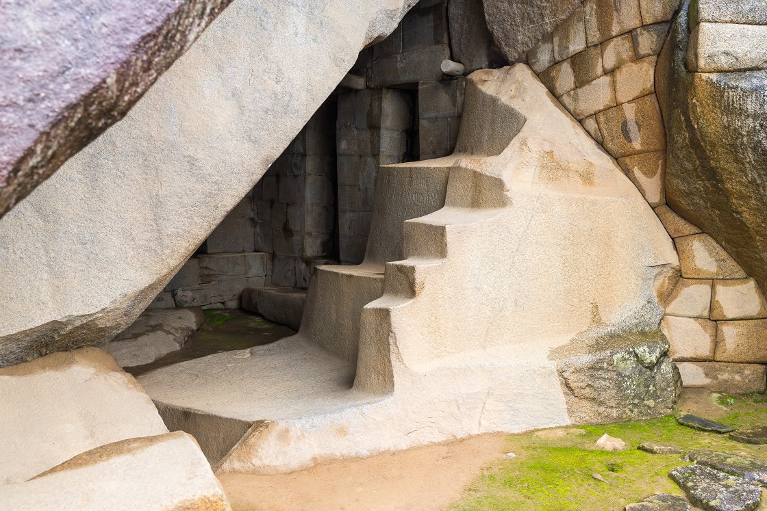 Machu Picchu Kalesi'ndeki Kraliyet Mezarı