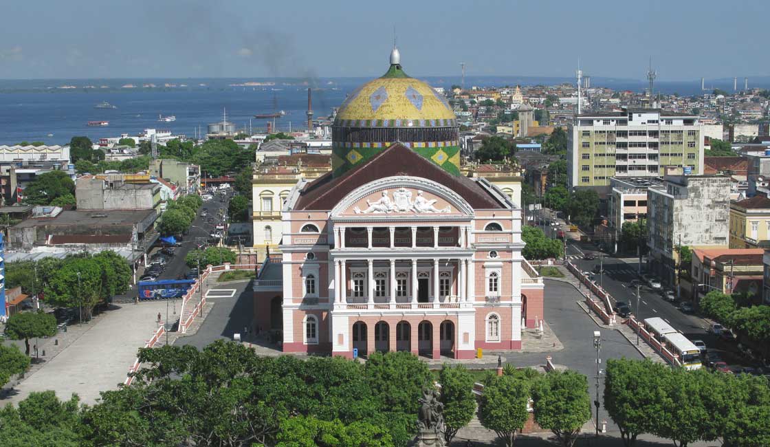Manaus'ta Büyük Tiyatro