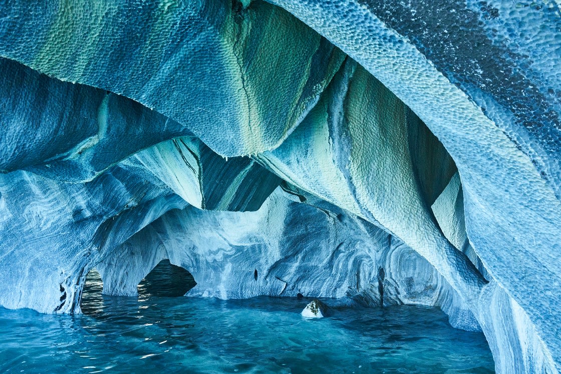 Patagonya Şili'nin Mermer Mağaraları