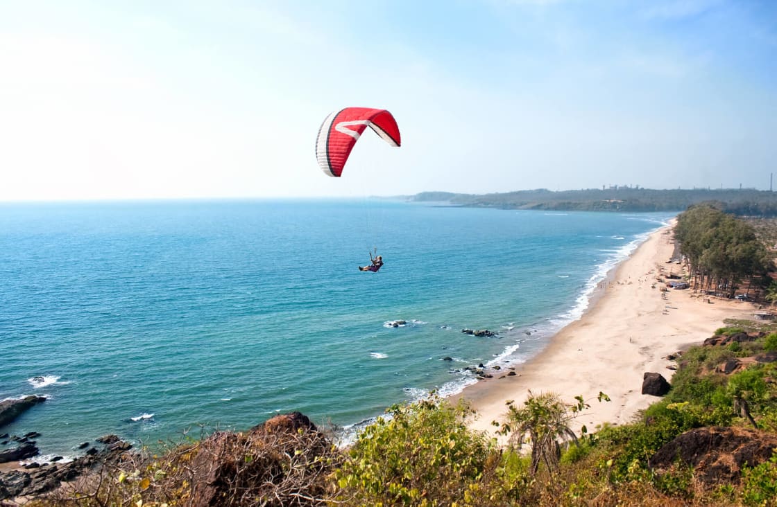 Paraglider in Goa