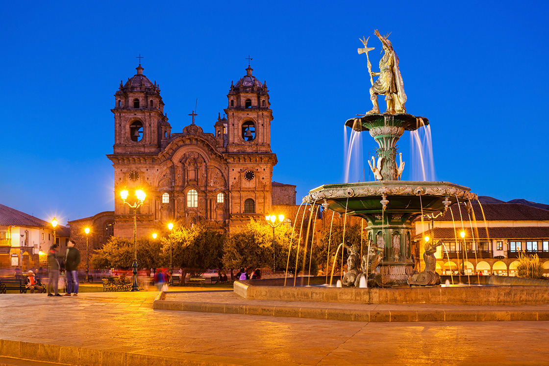 Cusco'daki Plaza De Armas