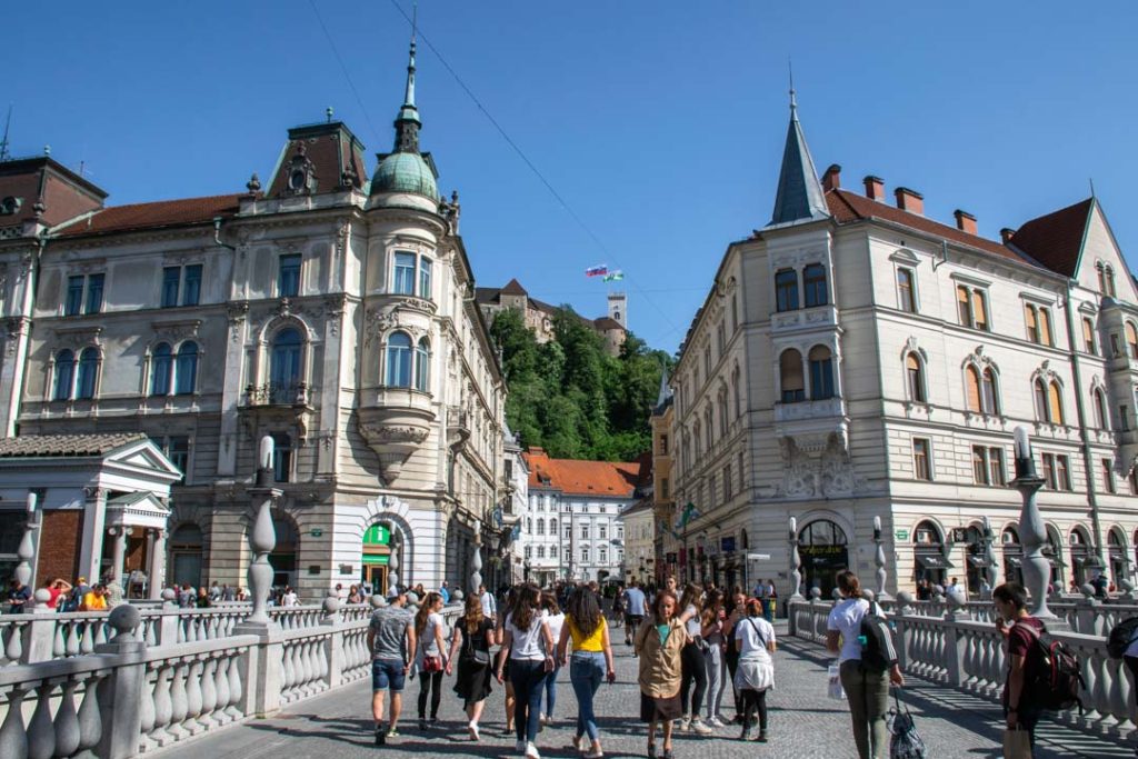 Ljubljana Üçlü Köprü, İlk Slovenya Gezisi