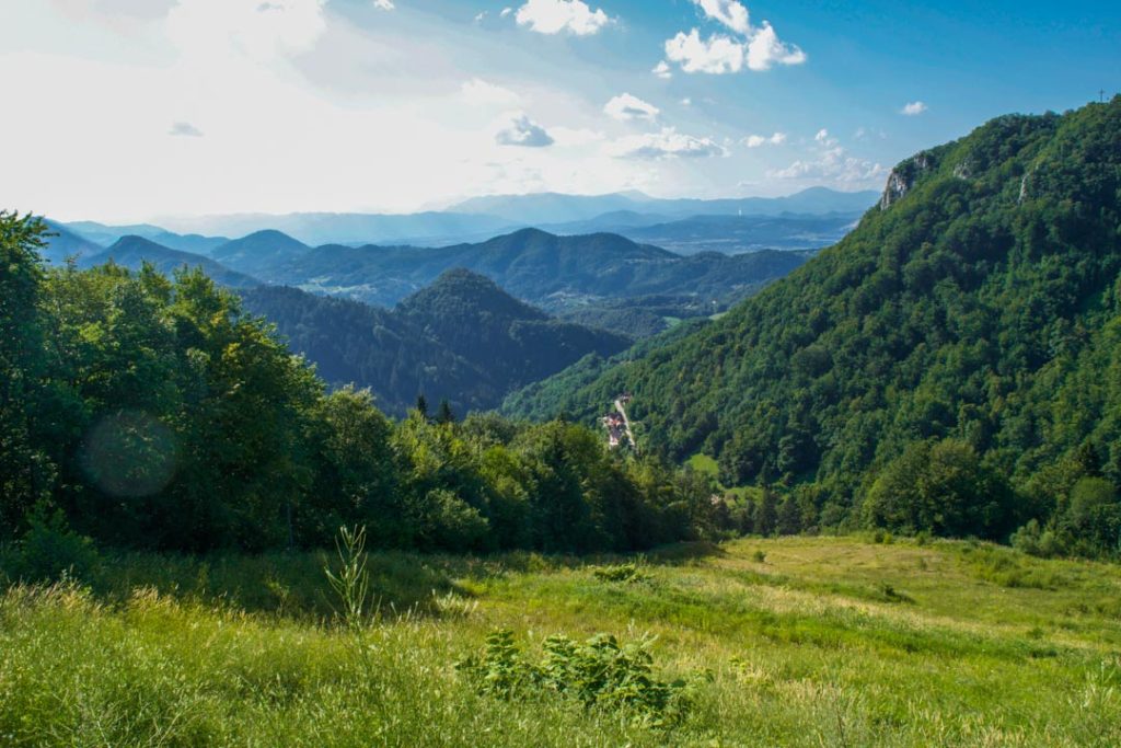 Celje Hills, Slovenya Yeşil Manzara