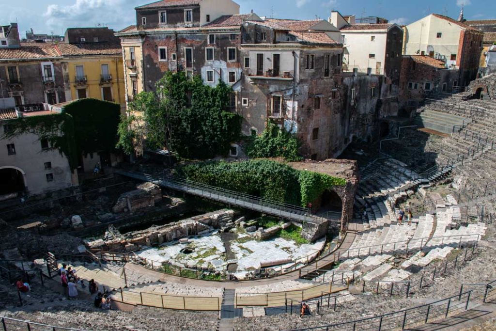 Antik Roma Tiyatrosu, Katanya İtalya'yı Ziyaret