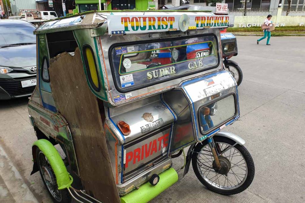 Bohol Üç Tekerlekli Bisiklet, Bohol'u Gezmek