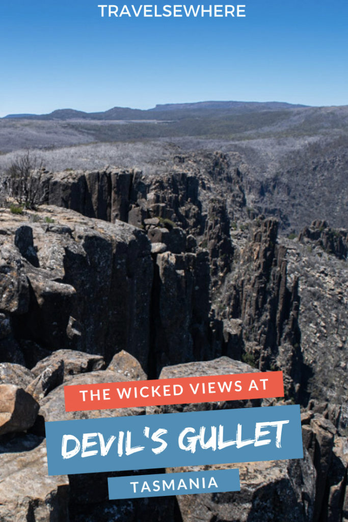 Avustralya, Tazmanya'nın dağlık bölgelerindeki Devil's Gullet'te @travelsewhere üzerinden kötü manzaralar