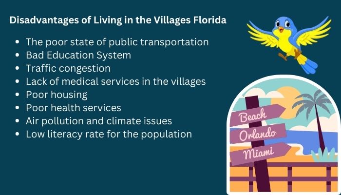 Florida Köylerinde Yaşamanın Dezavantajları
