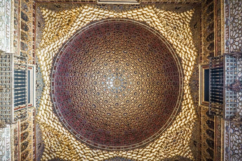 Elçi Odasındaki kubbe, Alcazar Seville