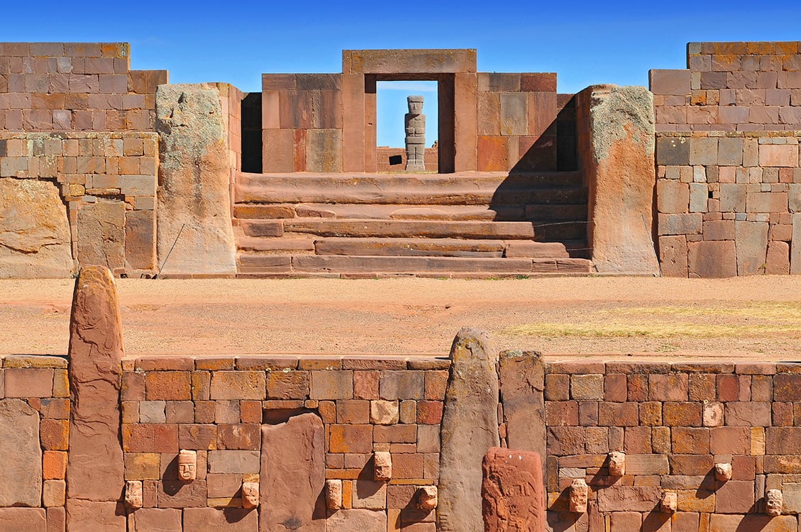 Kalasasaya Tapınağı, Tiwanaku'da Önemli Bir Kolomb Öncesi Arkeolojik Sit Alanı - Bolivya