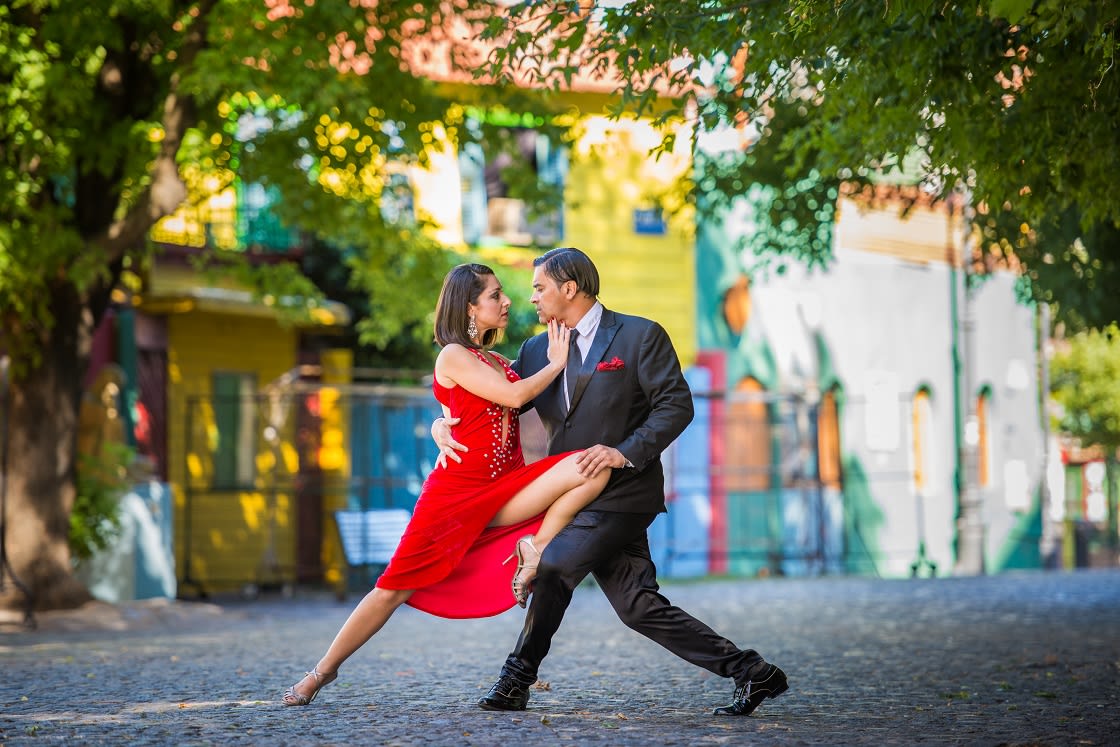 Buenos Aires'te Tango Dans Eden Çift