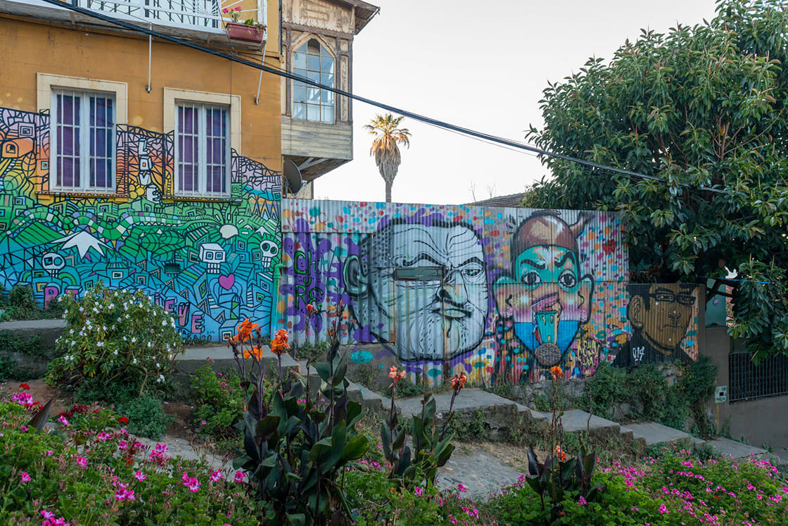 Valparaiso'da Sanat Sokağı