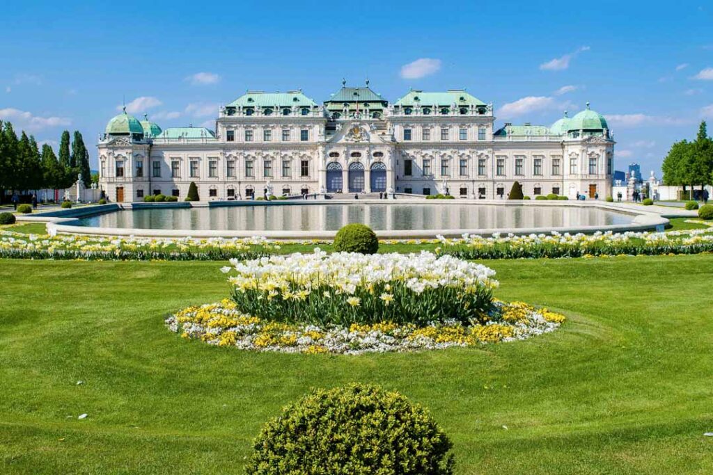 Belvedere Bahçeleri, Viyana Avusturya Seyahati
