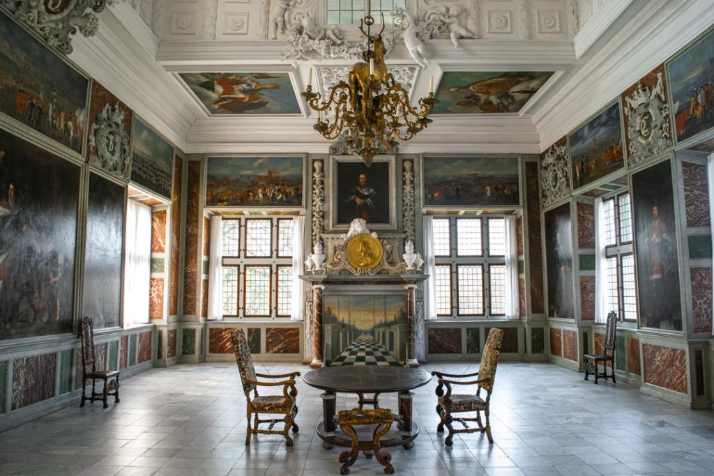Danimarka'nın İçinde Frederiksborg Kalesi